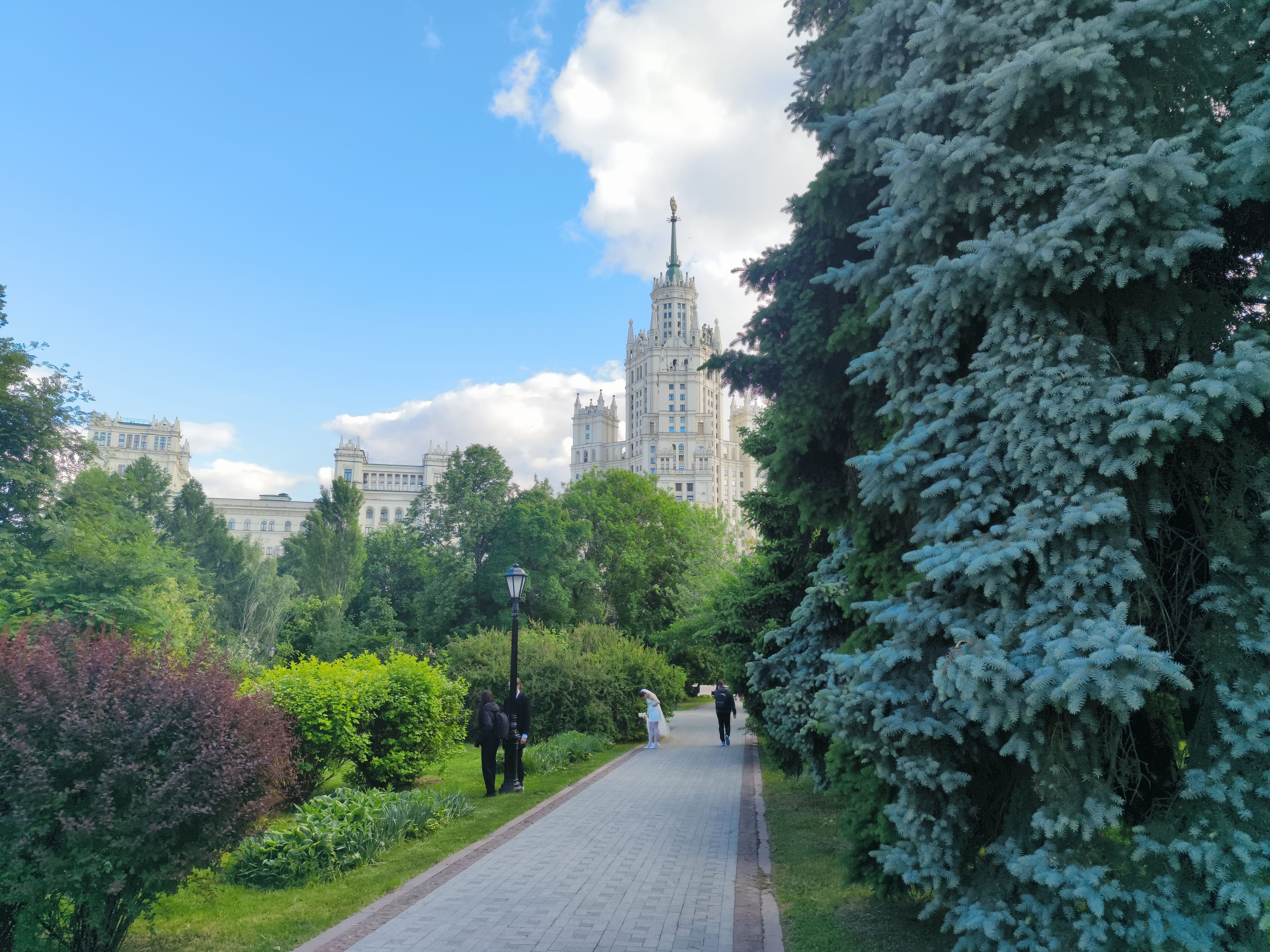 Photo from Moscow: high rise park.